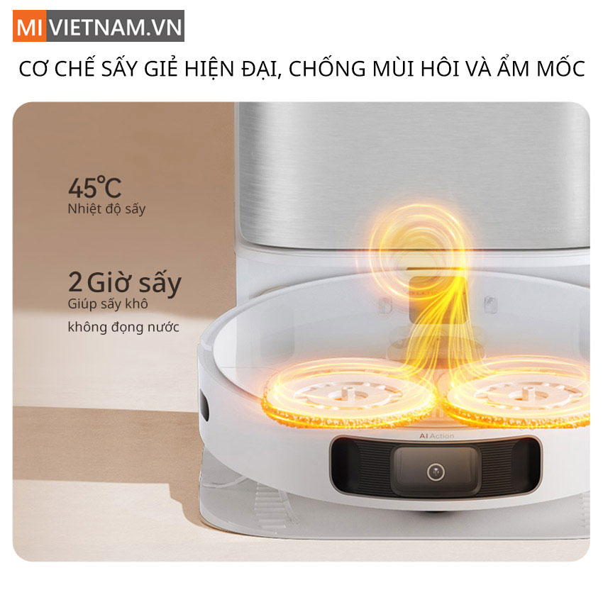 Tự động giặt giẻ, sấy kh&ocirc;