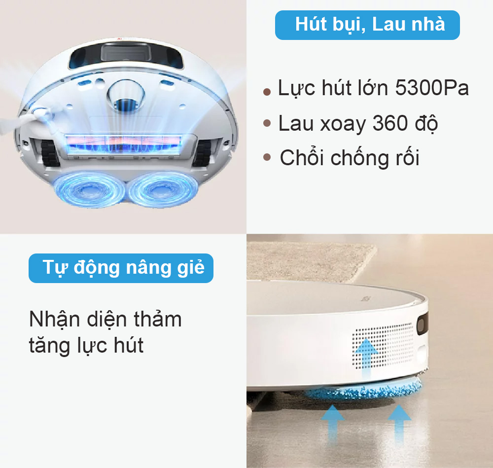Robot H&uacute;t Bụi Lau Nh&agrave; Dreame L10S Ultra 