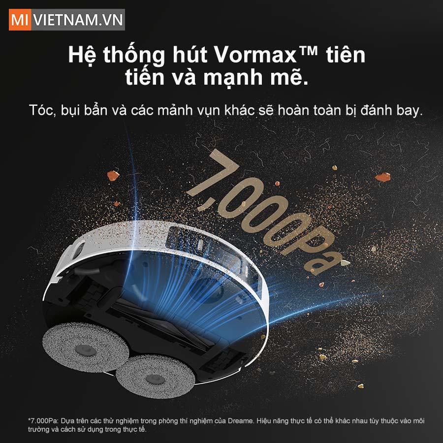 Robot Hút Bụi Lau Nhà Dreame L20 Ultra - Bản Quốc Tế 29 Lực hút mạnh mẽ 7000Pa