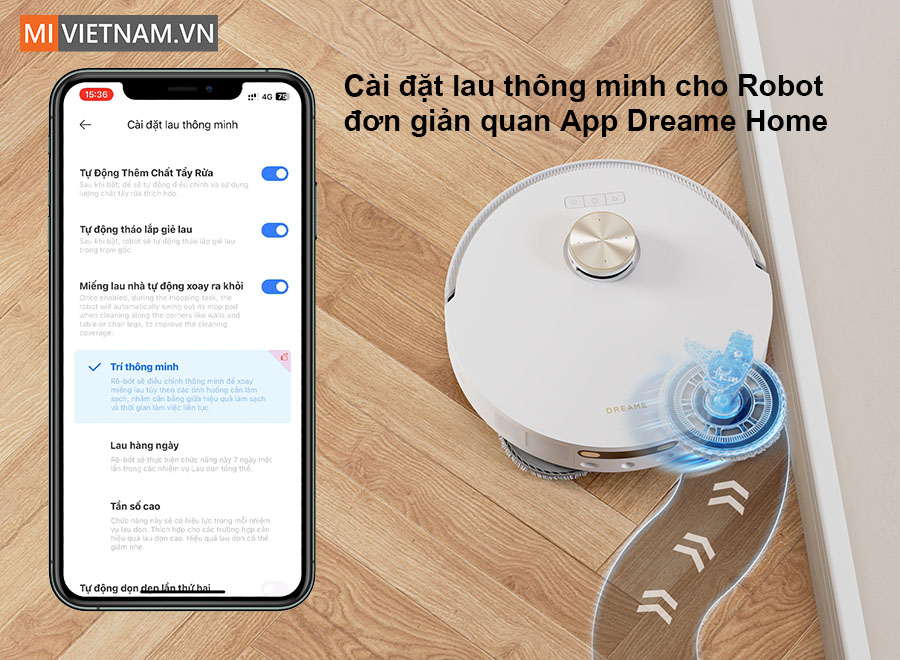 Robot Hút Bụi Lau Nhà Dreame L20 Ultra - Bản Quốc Tế 20 Robot Hút Bụi Lau Nhà Dreame L20 Ultra