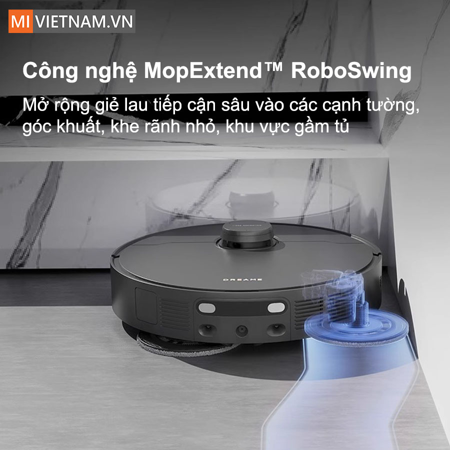 Robot hút bụi lau nhà Dreame X30 Master - Bản Quốc Tế 10 Công nghệ MopExtend™ RoboSwing