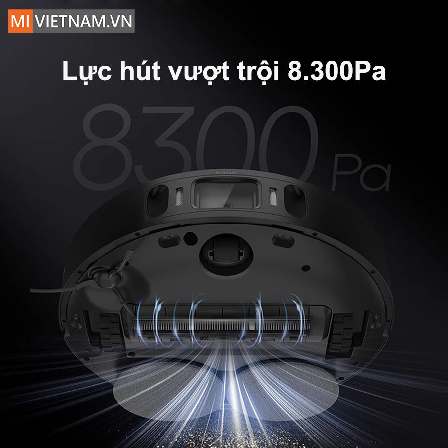 Robot hút bụi lau nhà Dreame X30 Master - Bản Quốc Tế 16 Hút sạch bụi bẩn với lực hút 8.300Pa