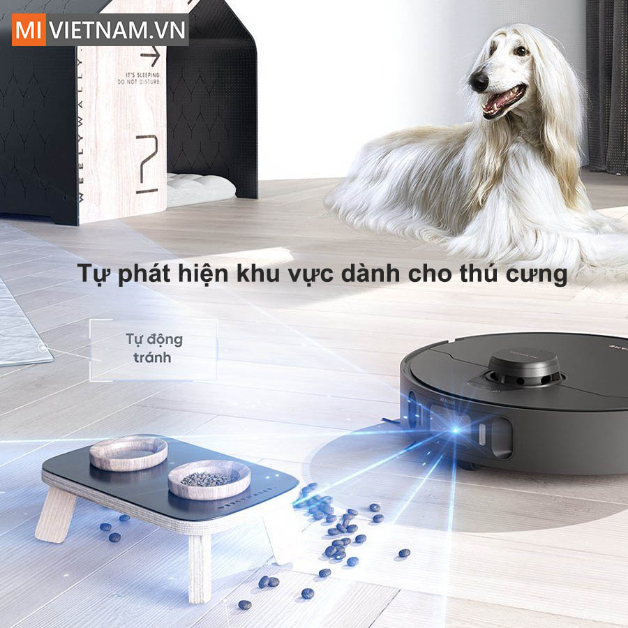 Robot hút bụi lau nhà Dreame X30 Master - Bản Quốc Tế 20 làm sạch xung quanh khu vực thú cưng