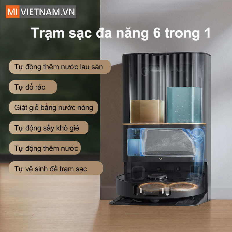 Robot hút bụi lau nhà Dreame X30 Ultra - Bản Quốc Tế 24 Trạm sạc đa năng của Dreame X30 Ultra