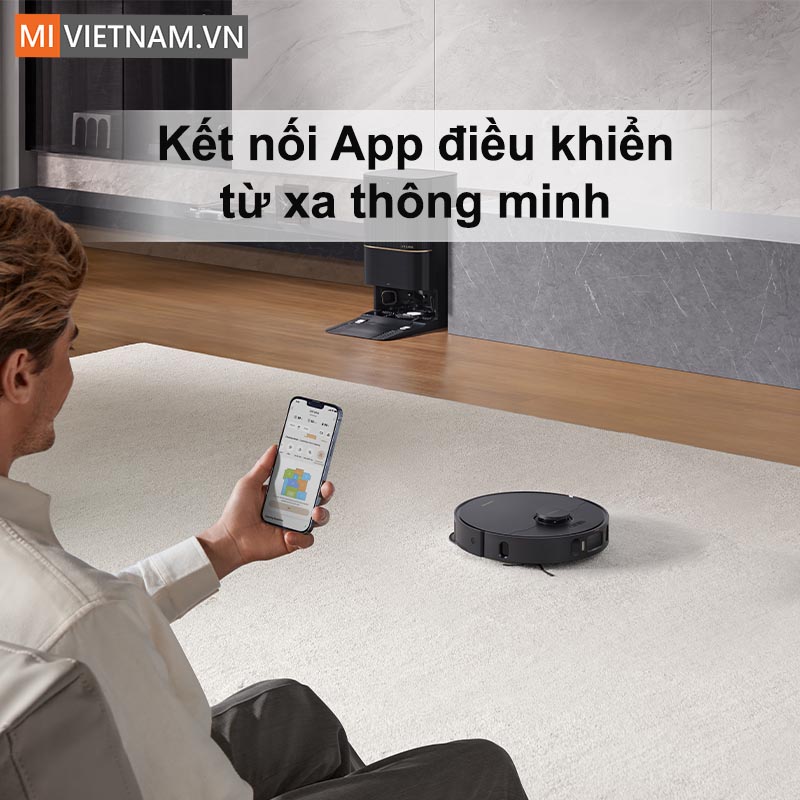 Robot hút bụi lau nhà Dreame X30 Ultra - Bản Quốc Tế 35 Kết nối App điều khiển từ xa thông minh