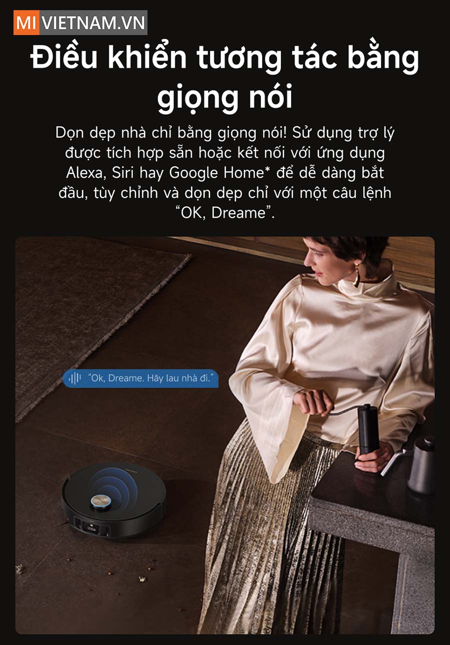 Điều khiển tương t&aacute;c bằng giọng n&oacute;i dễ d&agrave;ng