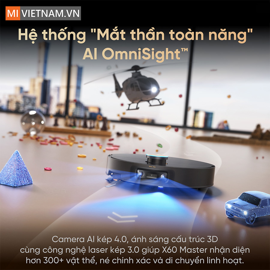 Robot h&uacute;t bụi dreame X60 master