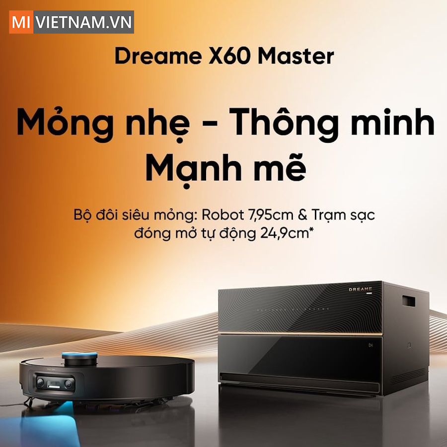 Robot h&uacute;t bụi dreame X60 master