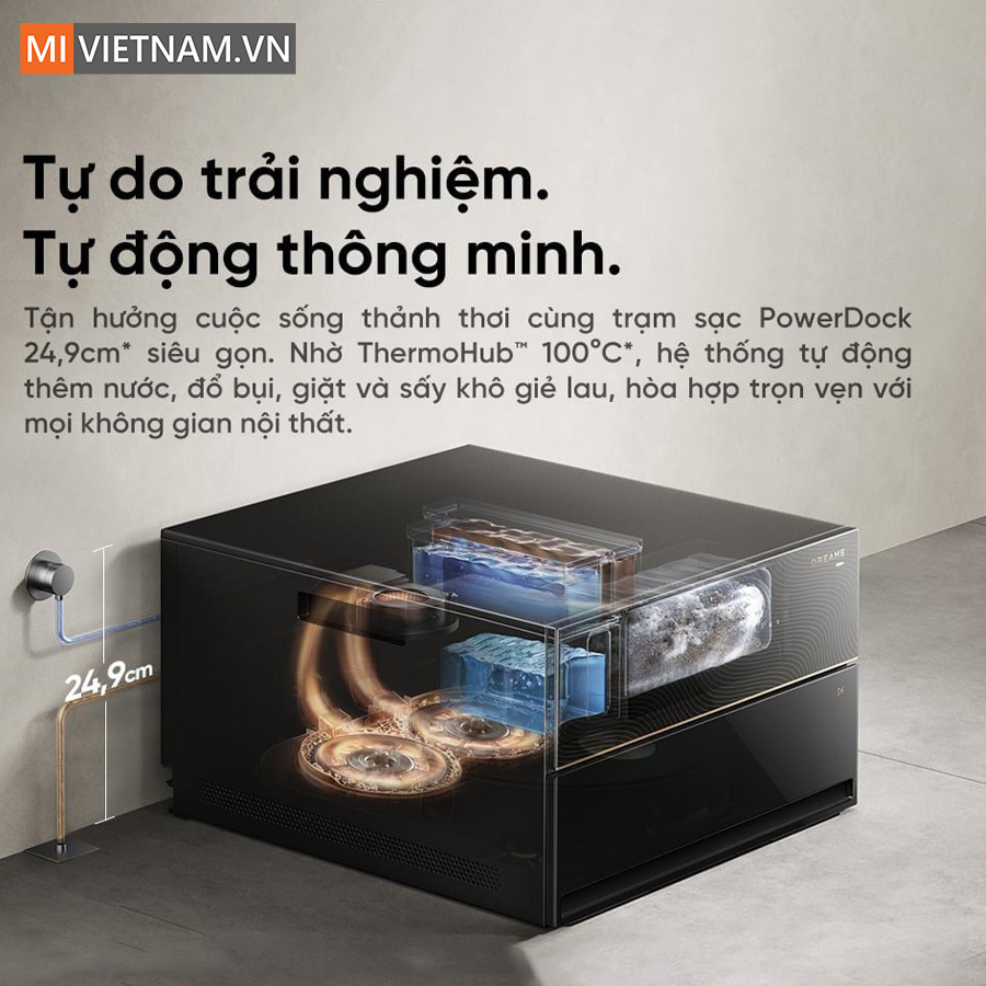 Robot h&uacute;t bụi dreame X60 master