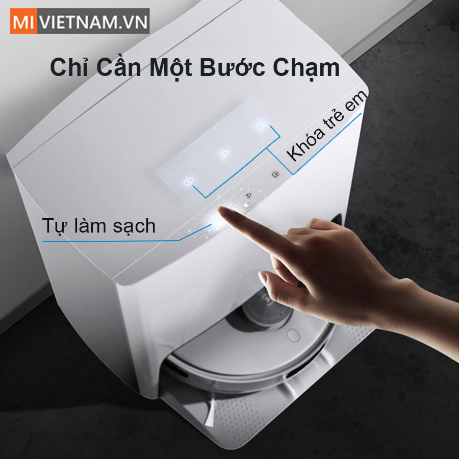 Deebot T10 Omni tự l&agrave;m sạch trạm v&agrave; kh&oacute;a trẻ em đơn giản, an to&agrave;n