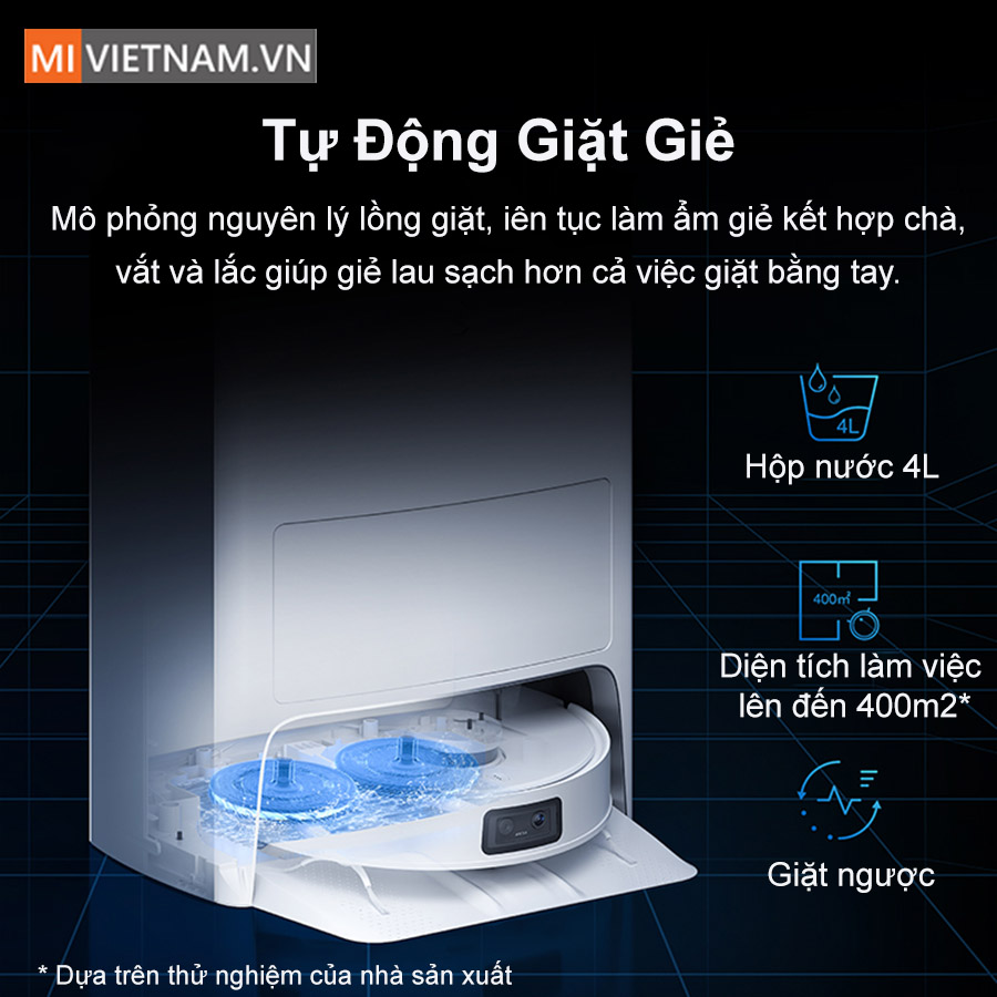 T&iacute;nh năng Tự động giặt giẻ của Deebot T10 Omni