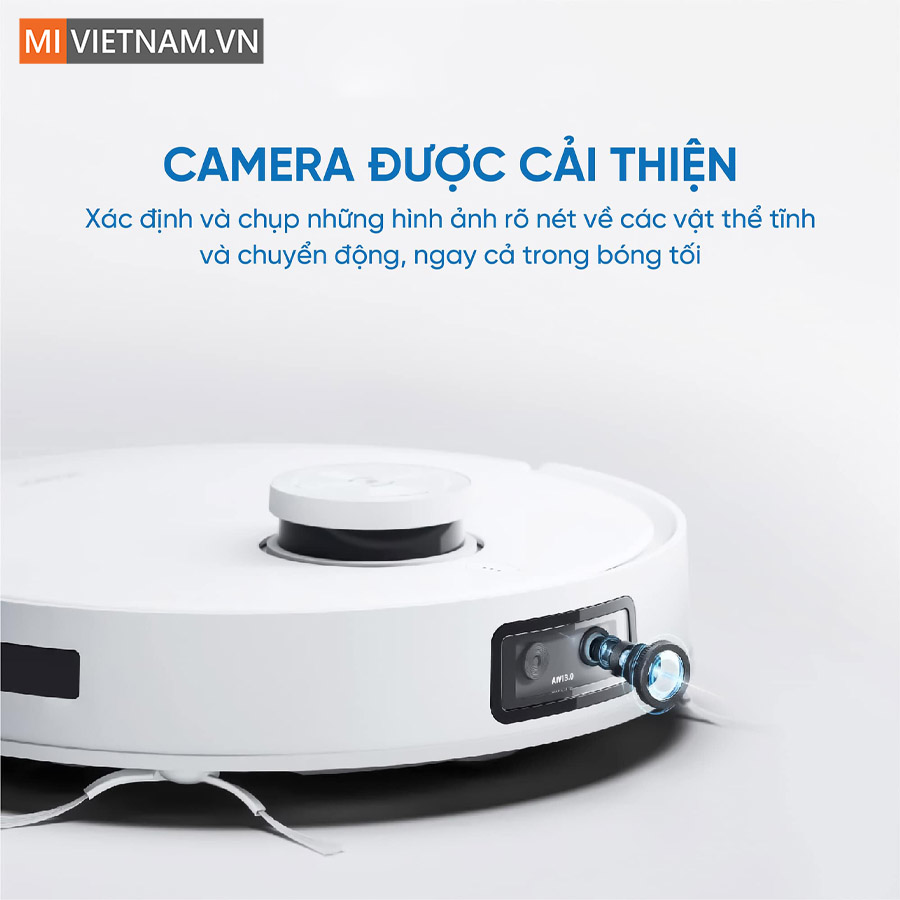 Ecovacs Deebot T10 Turbo &aacute;p dụng c&ocirc;ng nghệ m&aacute;y ảnh thi&ecirc;n văn v&agrave;o hệ thống camera,