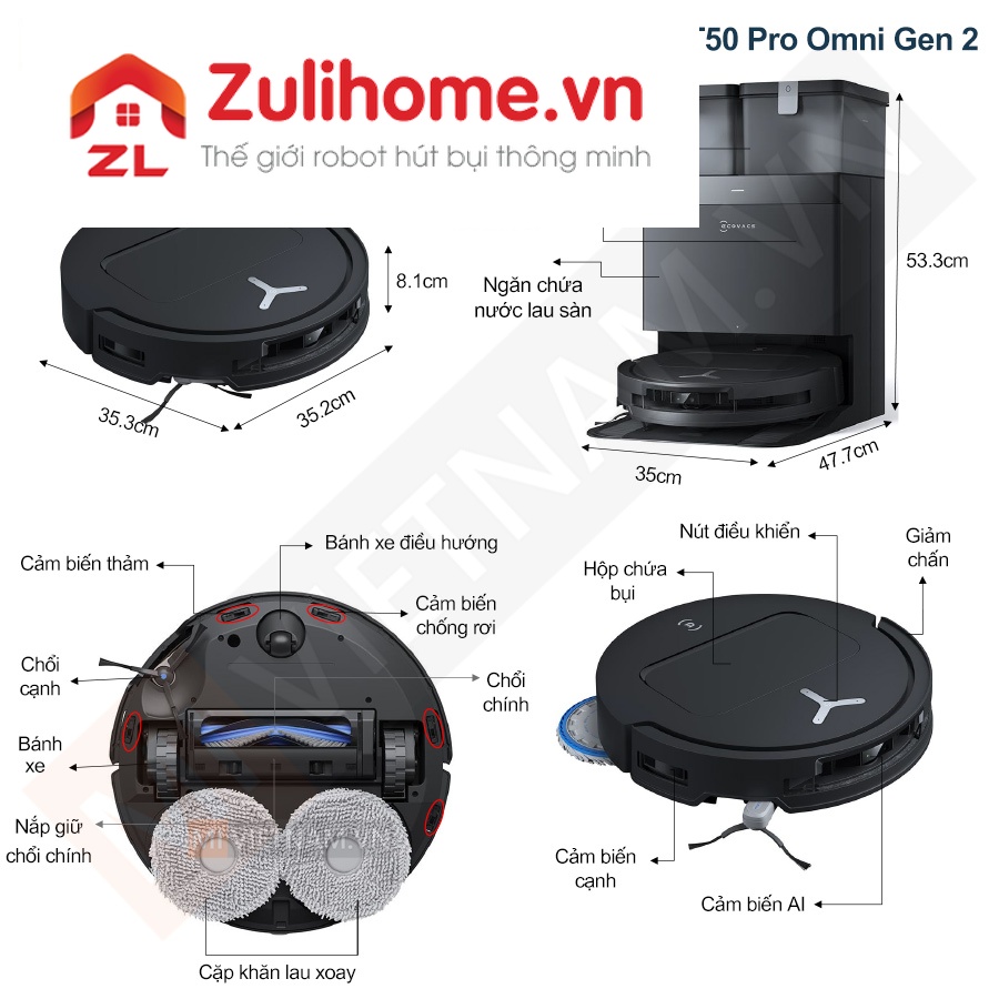 Ecovacs Deebot T50 Pro Omni Gen 2