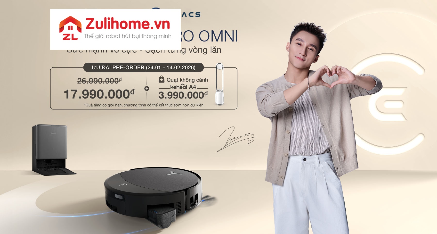 Ecovacs Deebot T90 Pro Omni