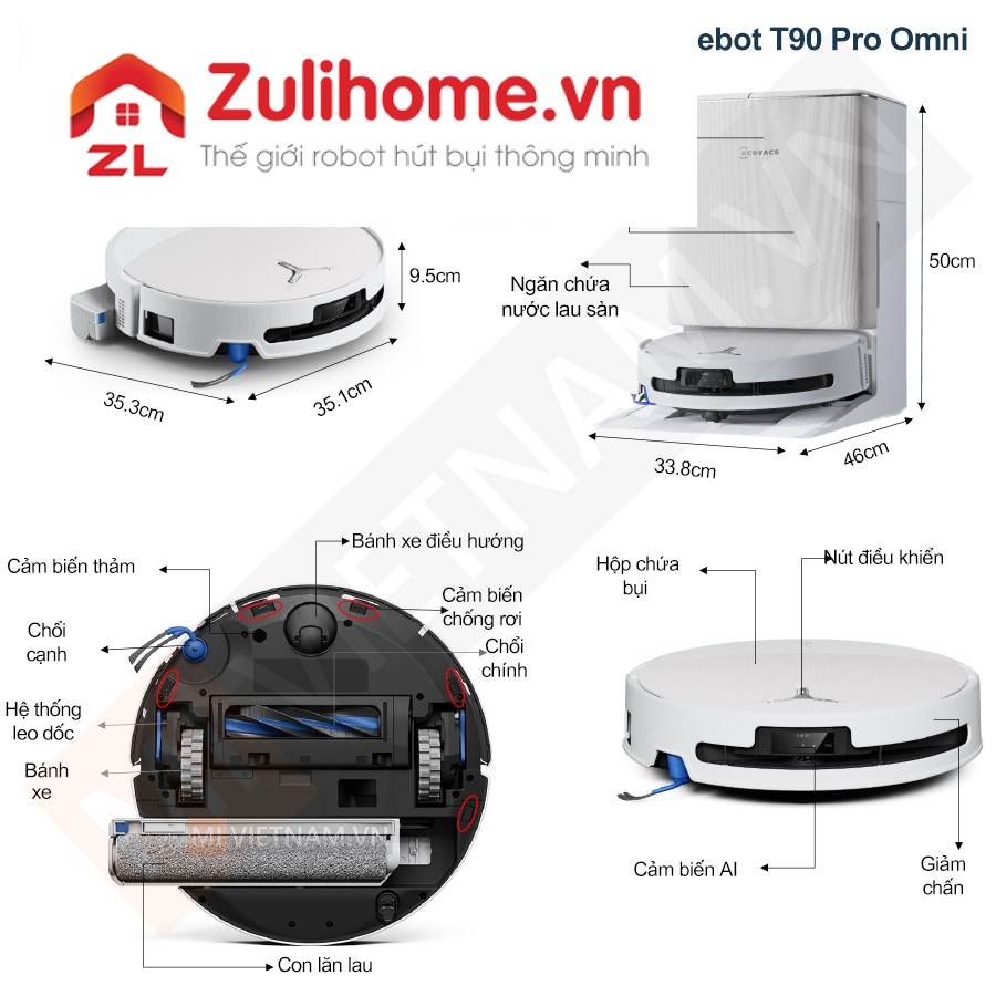 Ecovacs Deebot T90 Pro Omni 