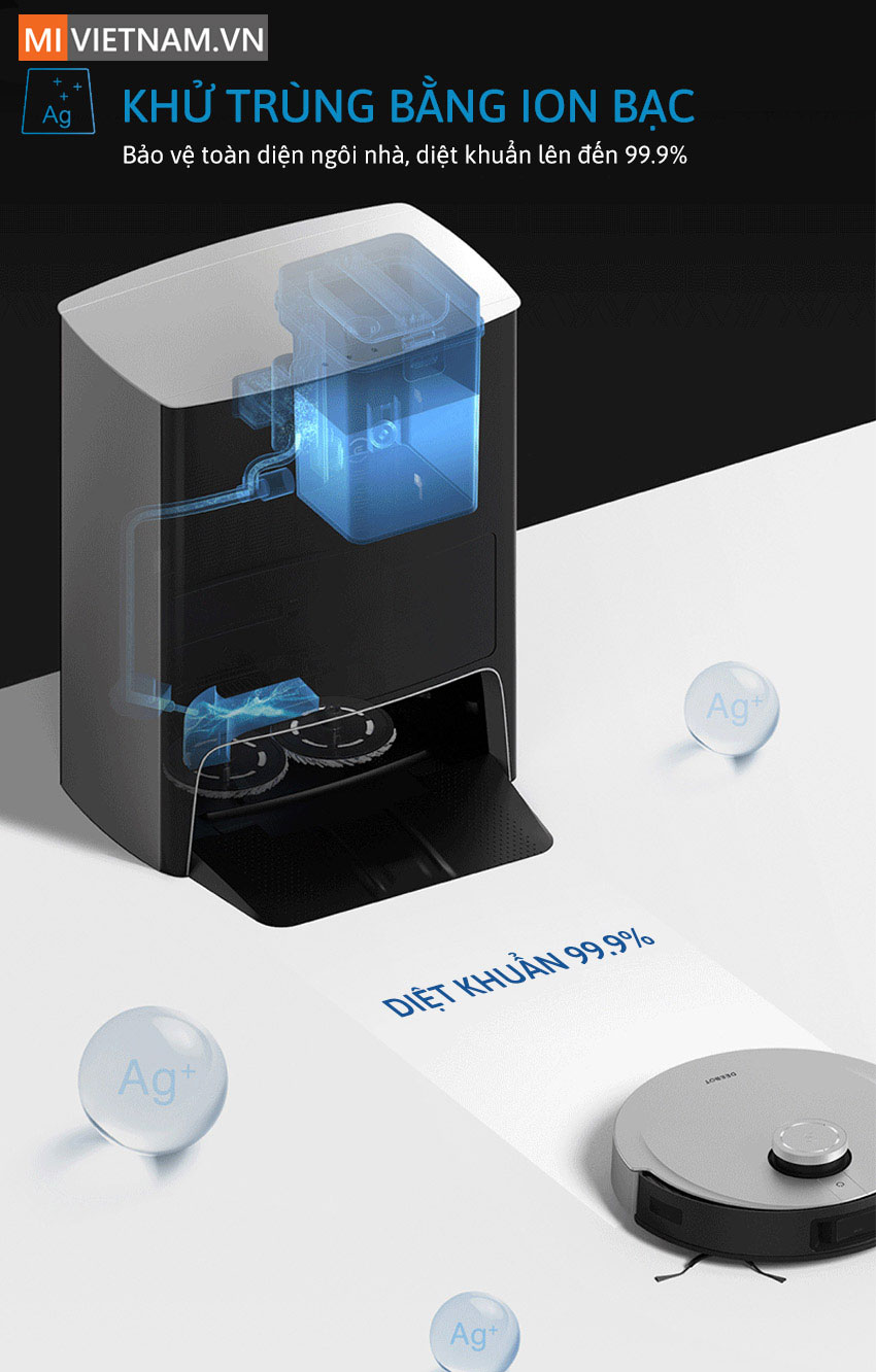 Khử tr&ugrave;ng bằng ion bạc