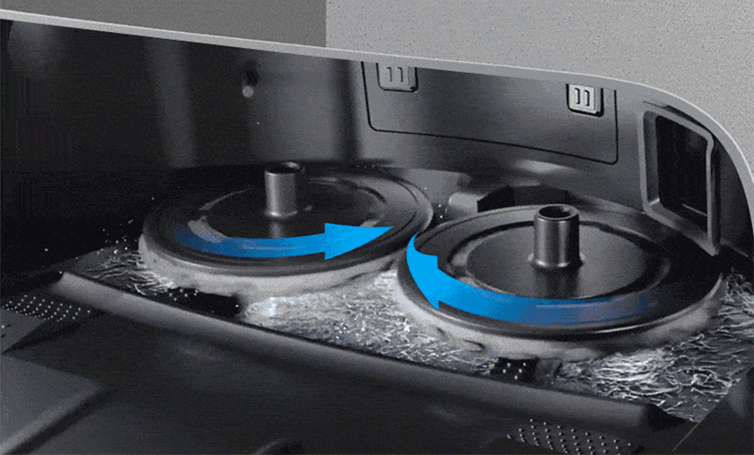 Giẻ lau xoay ngược chiều, l&agrave;m sạch tự động