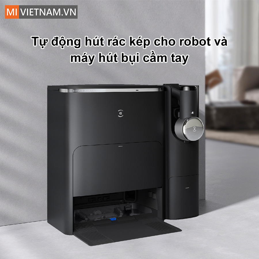 Tự động h&uacute;t r&aacute;c k&eacute;p cho robot v&agrave; m&aacute;y h&uacute;t bụi cầm tay