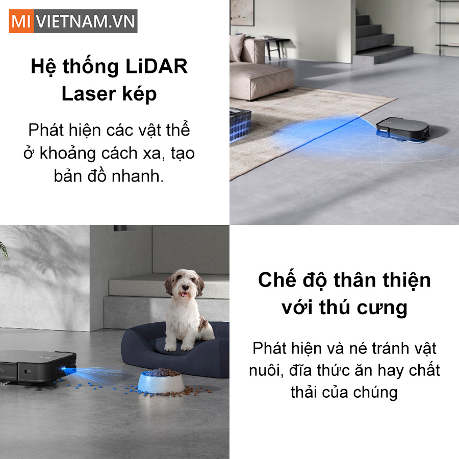 Hệ thống LiDAR Laser k&eacute;p hiện đại