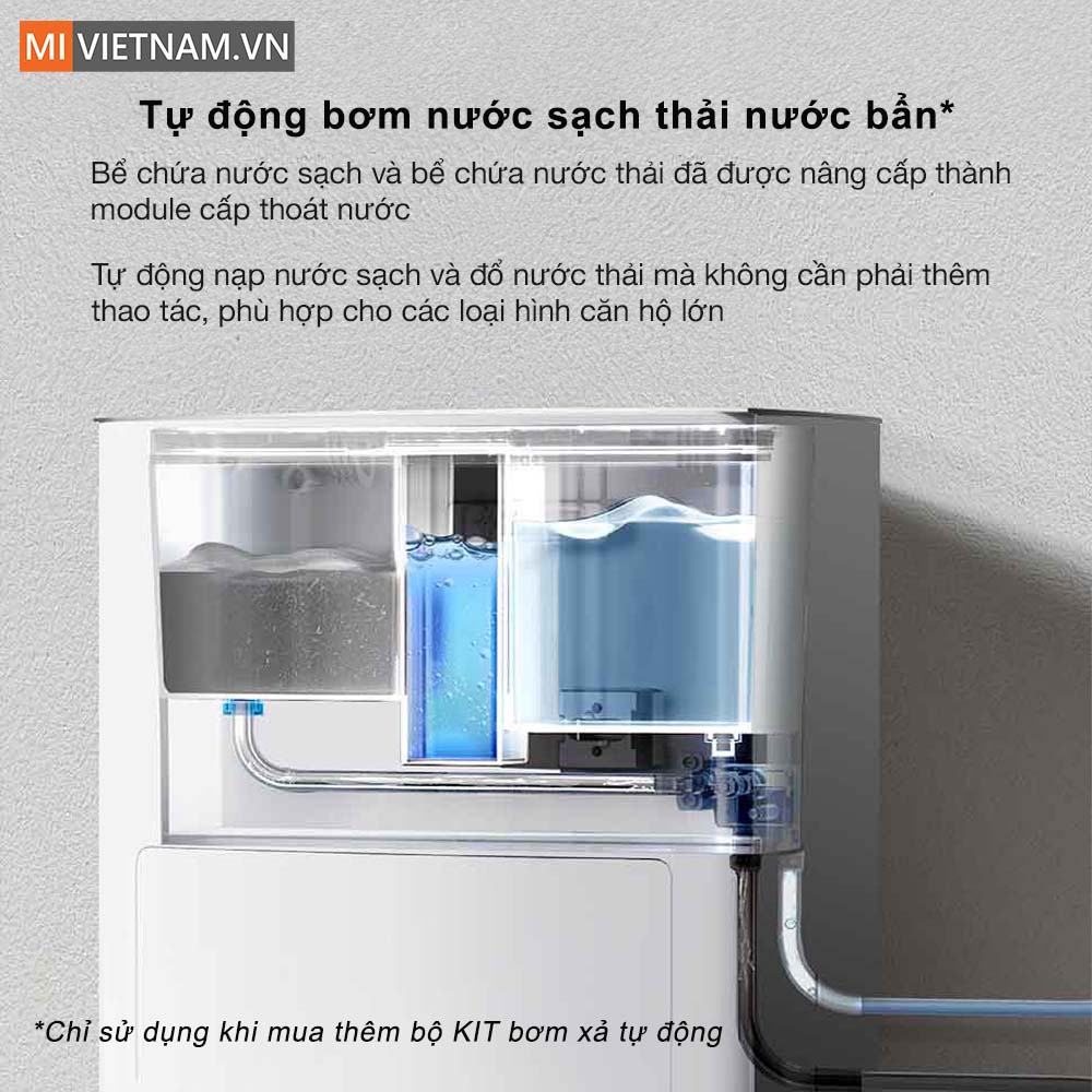 Tương th&iacute;ch với bộ cấp tho&aacute;t nước tự động