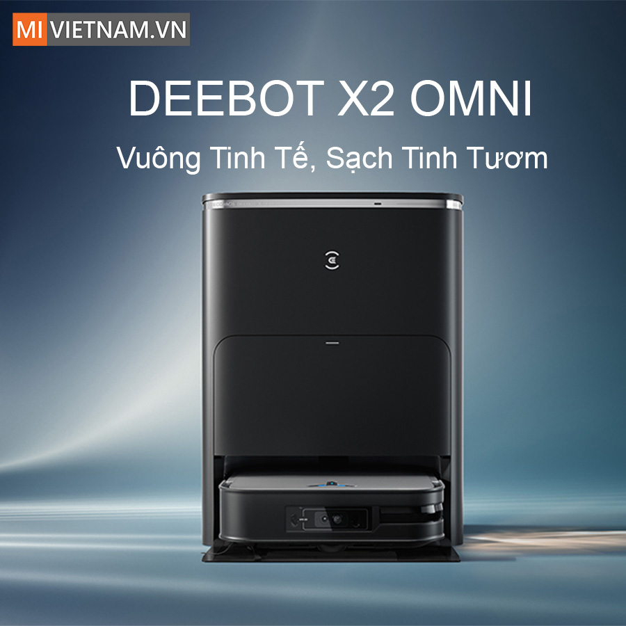 Robot H&uacute;t Bụi Lau Nh&agrave; Ecovacs Deebot X2 Omni 