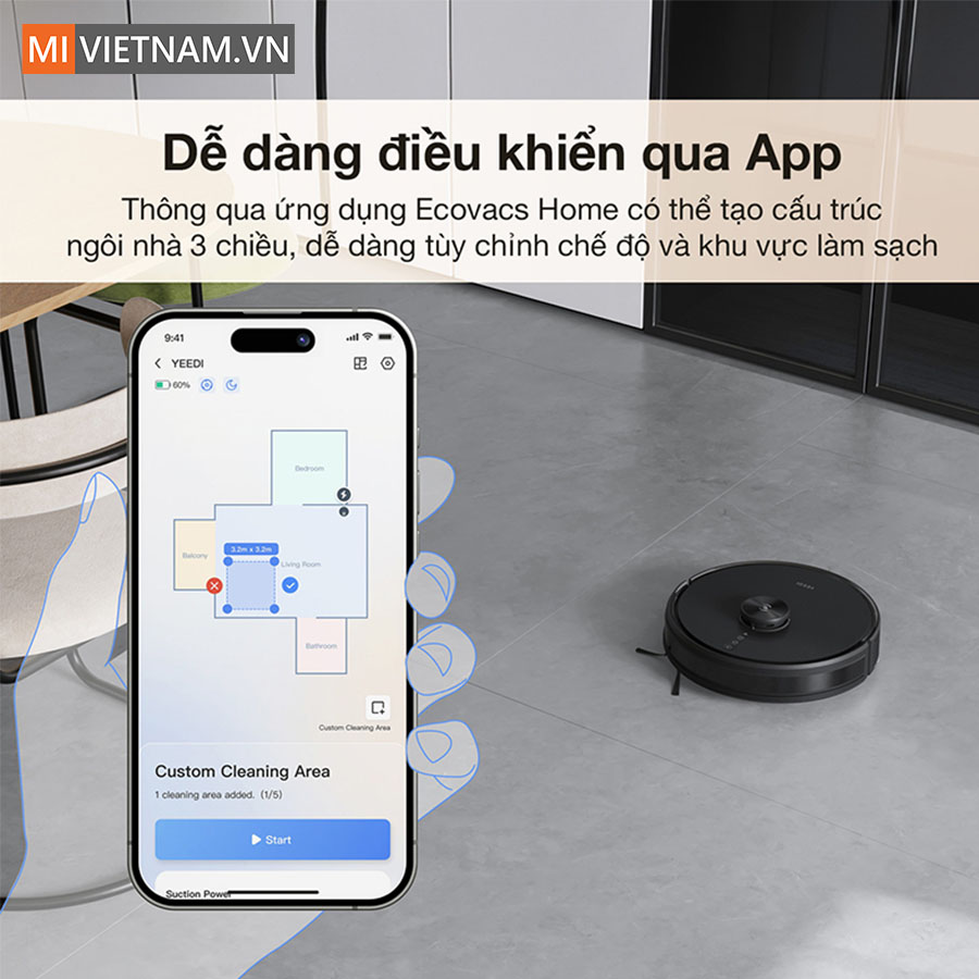 Robot hút bụi lau nhà Ecovacs Deebot Y1 Pro - Bản Quốc Tế 12 Ecovacs Deebot Y1 Pro