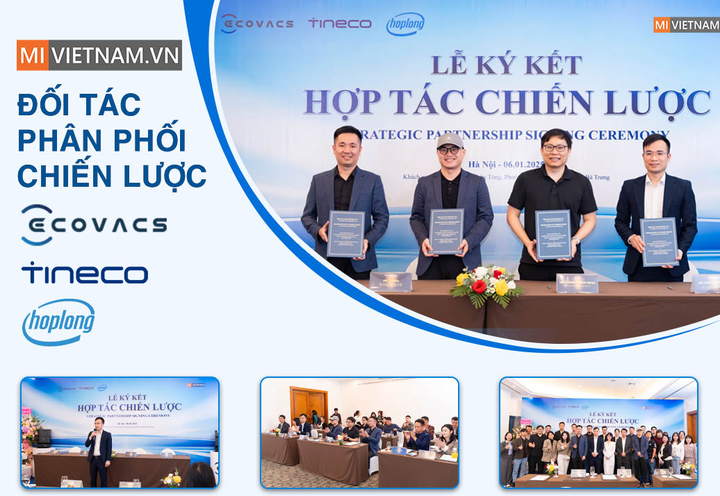 Robot hút bụi lau nhà Ecovacs Deebot Y1 Pro - Bản Quốc Tế 14 đối tác phân phối chiến lược