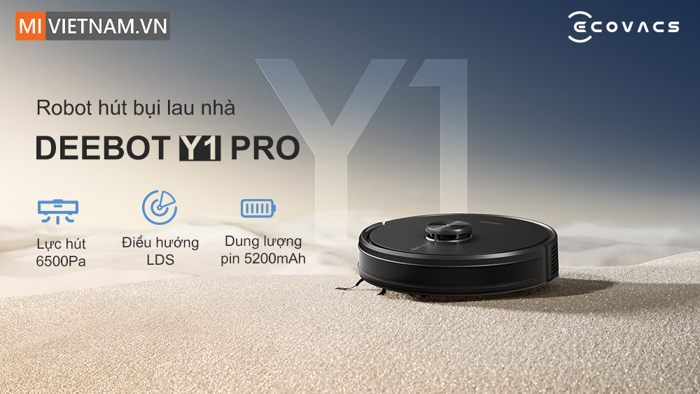 Robot hút bụi lau nhà Ecovacs Deebot Y1 Pro - Bản Quốc Tế 2 Ecovacs Deebot Y1 Pro