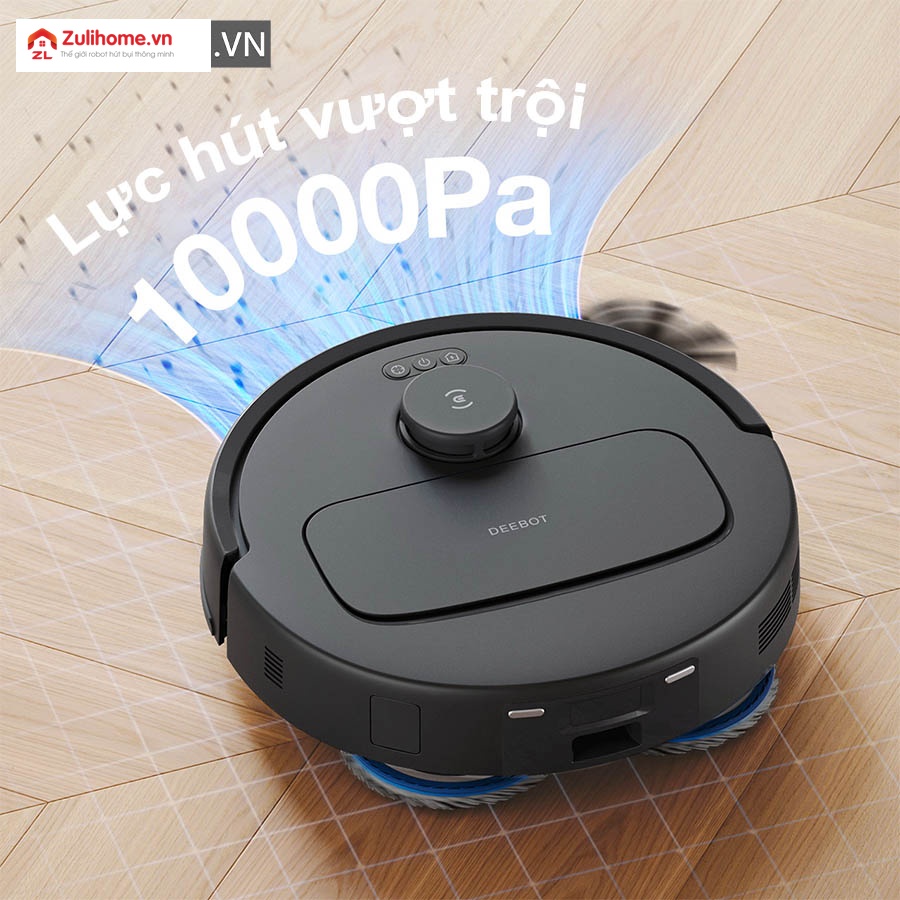 Lực h&uacute;t si&ecirc;u mạnh 10.000Pa đ&aacute;nh bay mọi bụi bẩn