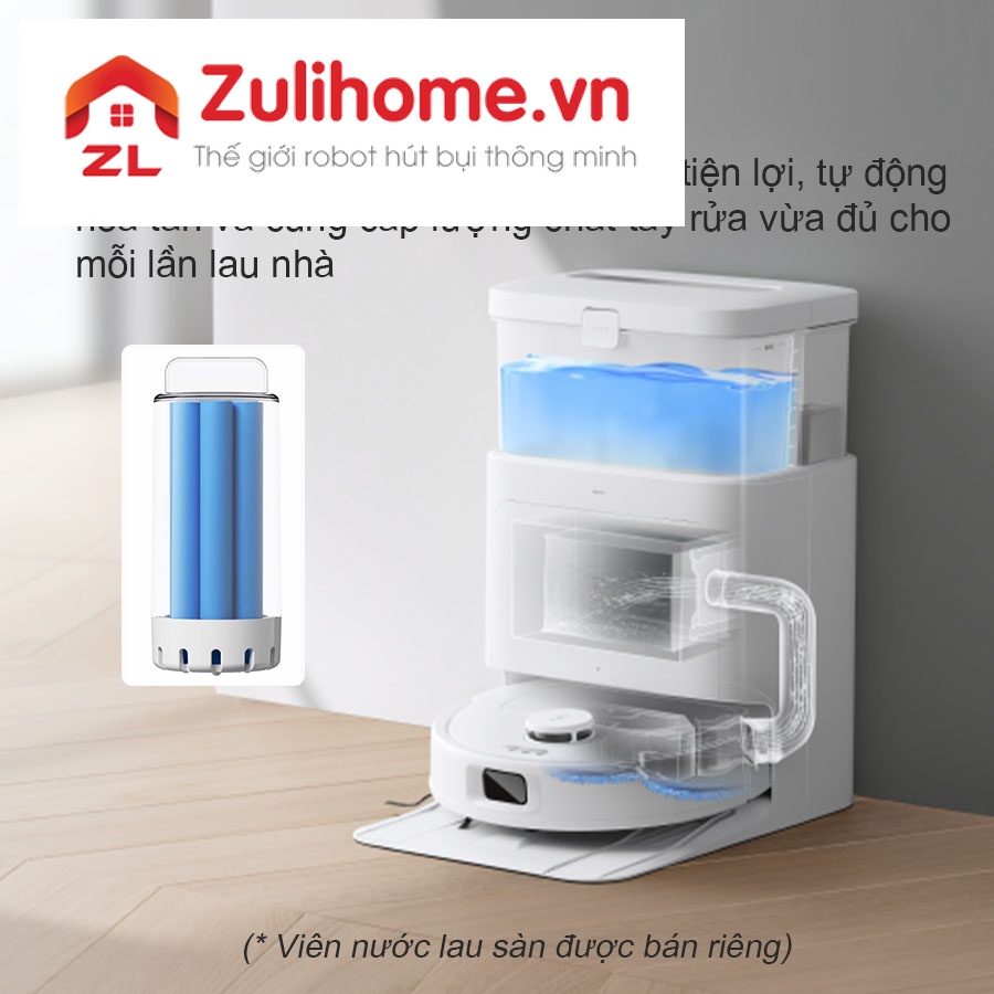 Ecovacs N30 Pro Omni hỗ trợ vi&ecirc;n nước lau s&agrave;n chuy&ecirc;n dụng ECOVACS