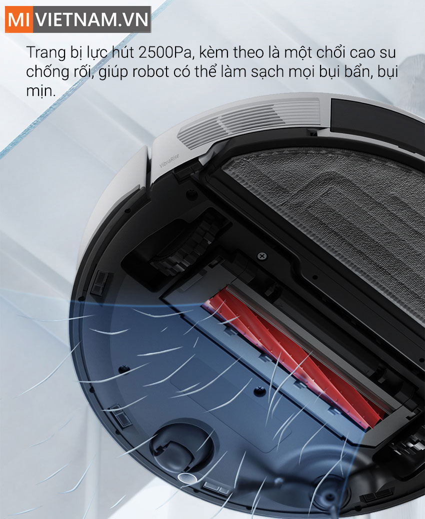 Lực H&uacute;t Robot H&uacute;t Bụi Lau Nh&agrave; Roborock G10