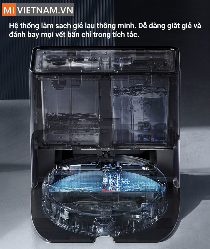 Th&ugrave;ng Nước Robot H&uacute;t Bụi Lau Nh&agrave; Roborock G10