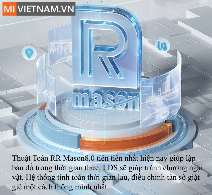 Thuật To&aacute;n Robot H&uacute;t Bụi Lau Nh&agrave; Roborock G10