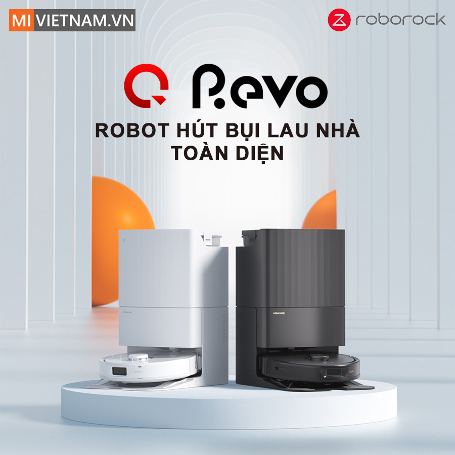 Robot H&uacute;t Bụi Lau Nh&agrave; Roborock Q Revo - Bản Quốc Tế