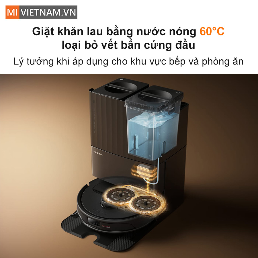 Giặt khăn lau bằng nước n&oacute;ng loại bỏ vết bẩn cứng đầu