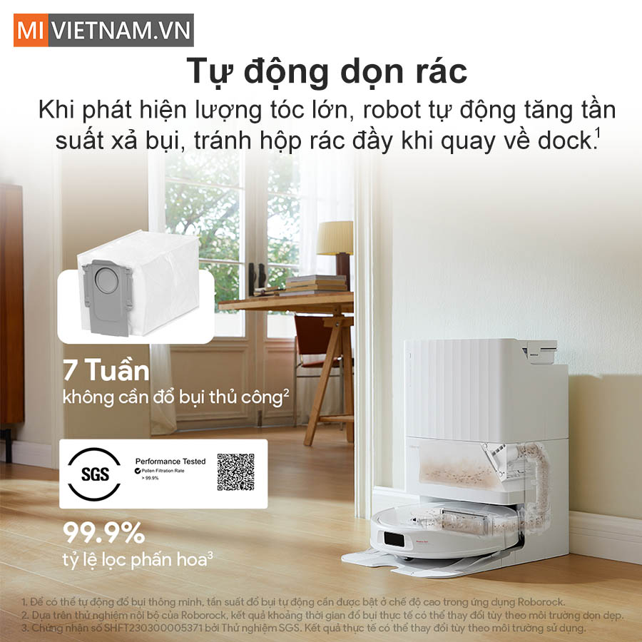 Roborock Q Revo S tự động dọn r&aacute;c