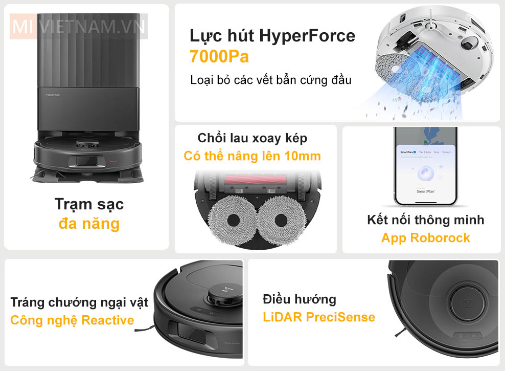 Ưu điểm nổi bật của robot Roborock Q Revo S