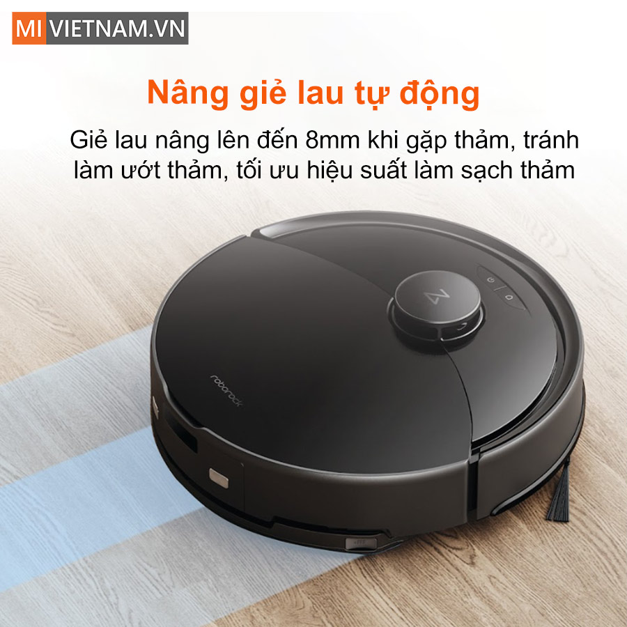 Robot hút bụi lau nhà Roborock Q10 PF - Bản Quốc Tế 10 Tự động nâng giẻ khi gặp thảm
