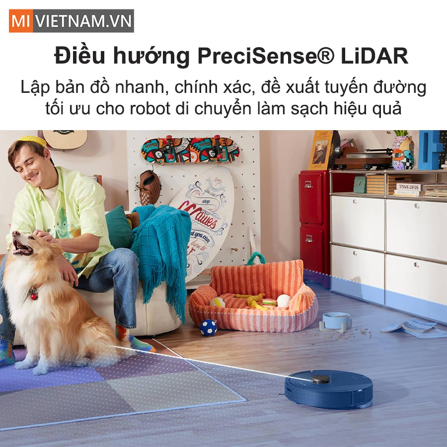 Điều hướng th&ocirc;ng minh, lập bản đồ ch&iacute;nh x&aacute;c