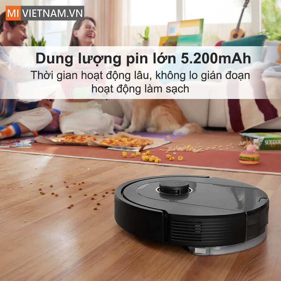 Dung lượng pin lớn 5.200mAh cho thời gian hoạt động d&agrave;i