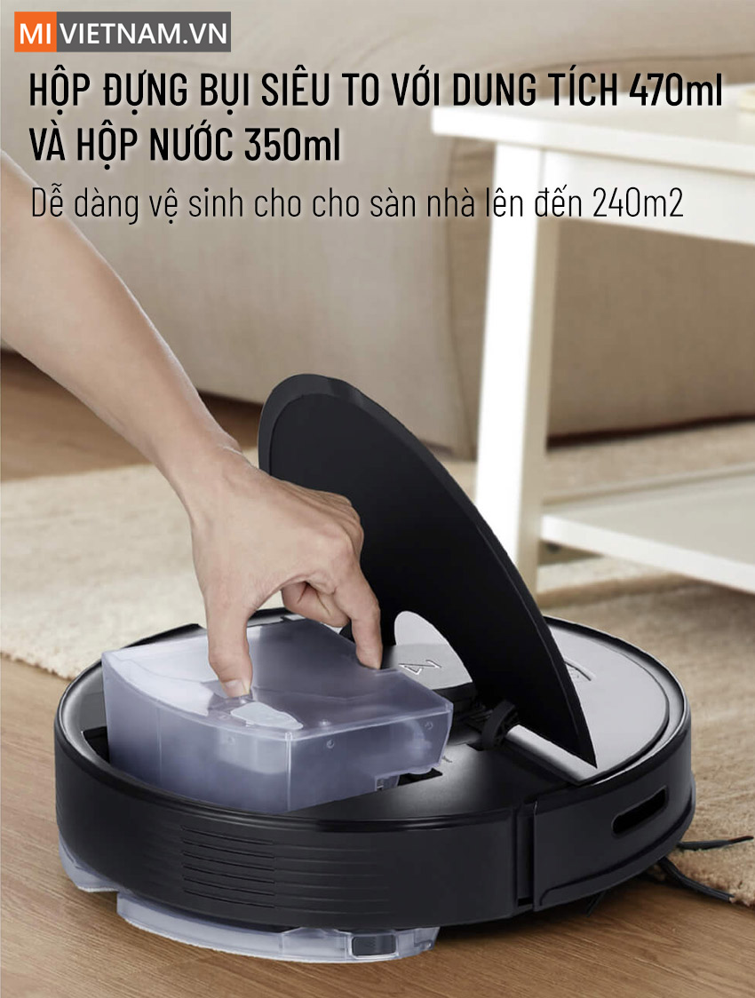 Robot Hút Bụi Lau Nhà Roborock Q7 Max - Bản Quốc Tế 11 Hộp Đựng Nước Robot Hút Bụi Lau Nhà Roborock Q7 Max