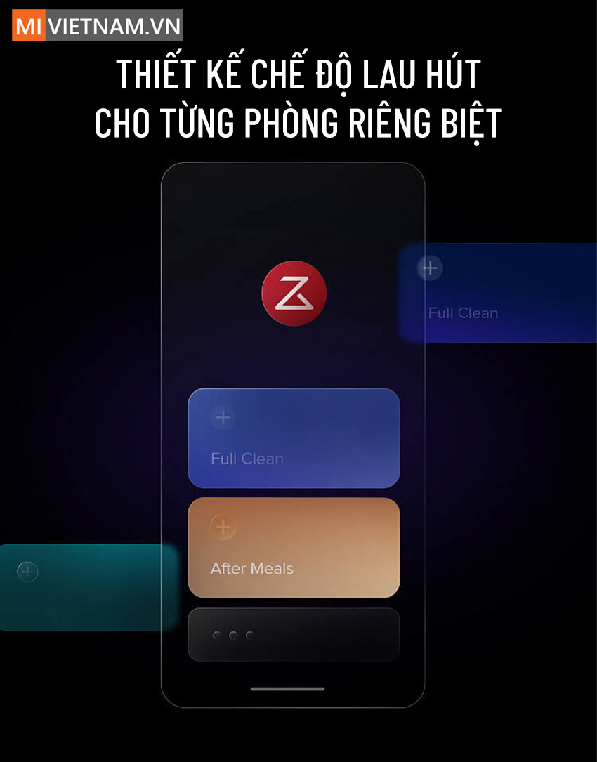 Robot Hút Bụi Lau Nhà Roborock Q7 Max - Bản Quốc Tế 13 Chế Độ Lau Của Robot Hút Bụi Lau Nhà Roborock Q7 Max