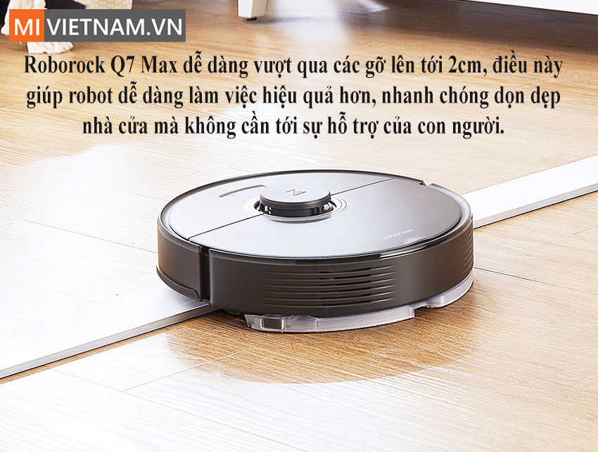 Robot Hút Bụi Lau Nhà Roborock Q7 Max - Bản Quốc Tế 24 Vướt G Robot Hút Bụi Lau Nhà Roborock Q7 Max