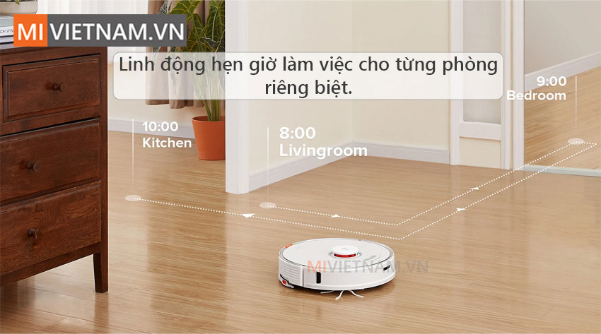 App Robot H&uacute;t Bụi Lau Nh&agrave; Roborock S7