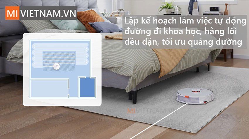 Khoanh v&ugrave;ng Robot H&uacute;t Bụi Lau Nh&agrave; Roborock S7