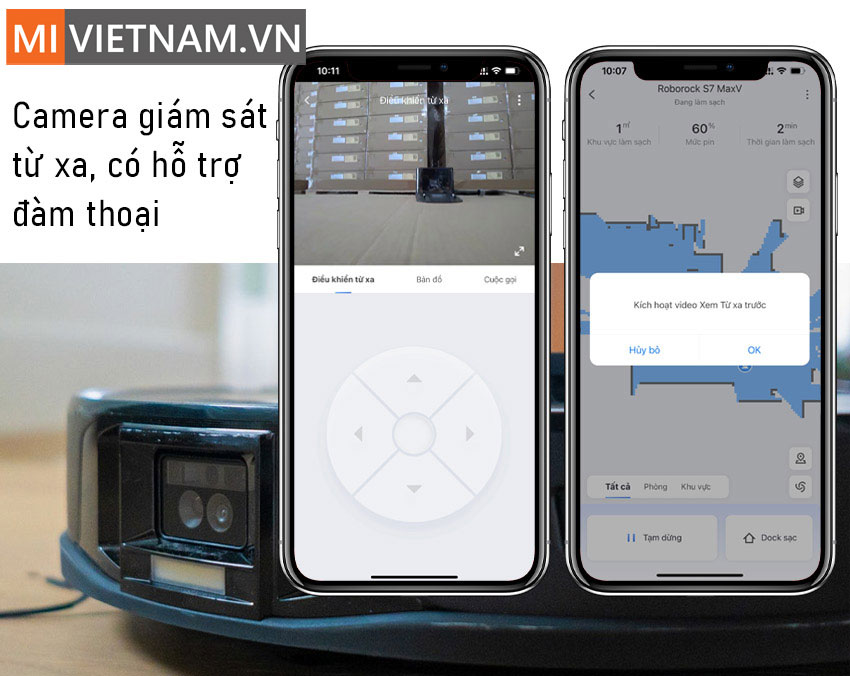 Robot Hút Bụi Lau Nhà Roborock S7 MaxV - Bản Quốc Tế 9 Camera Trên Robot Hút Bụi Lau Nhà Roborock S7 MaxV