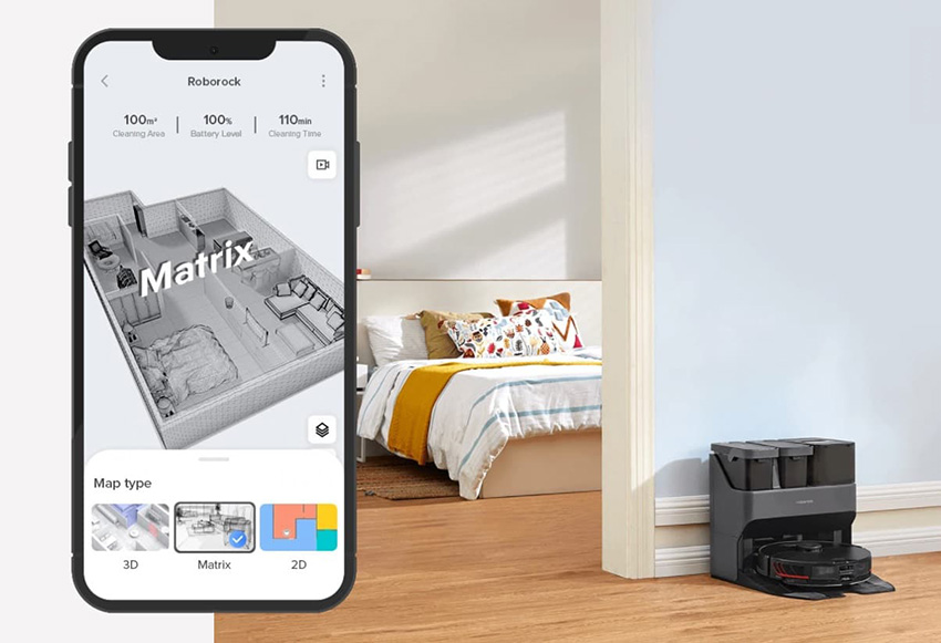 Robot H&uacute;t Bụi Lau Nh&agrave; Roborock S7 MaxV Ultra