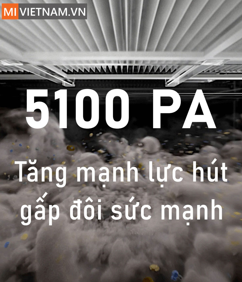 Lực H&uacute;t Của Robot H&uacute;t Bụi Lau Nh&agrave; Roborock S7 MaxV Ultra