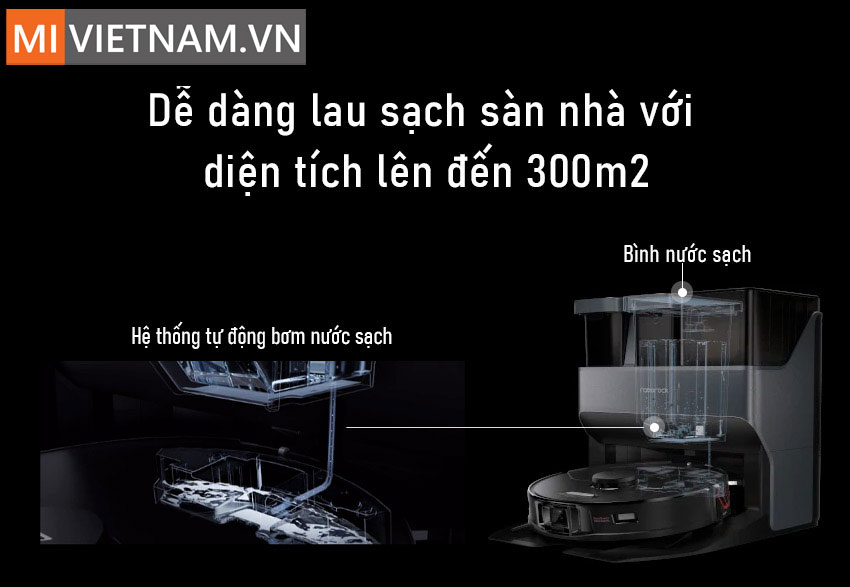 Robot H&uacute;t Bụi Lau Nh&agrave; Roborock S7 MaxV Ultra
