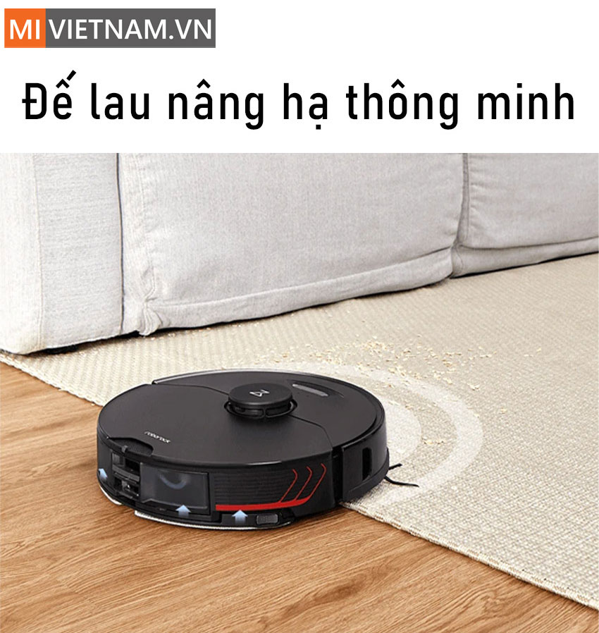 Đế Lau N&acirc;ng Hạ Tr&ecirc;n Robot H&uacute;t Bụi Lau Nh&agrave; Roborock S7 MaxV Ultra